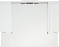 Corozo Мебель для ванной Мирра 105 белая – фотография-7